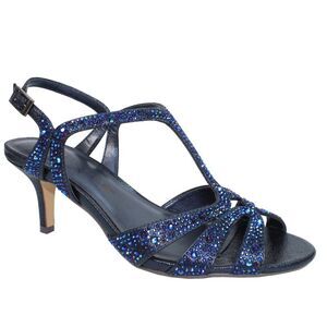 Lunar Womens/Ladies Francie Wide Sandals / Navy